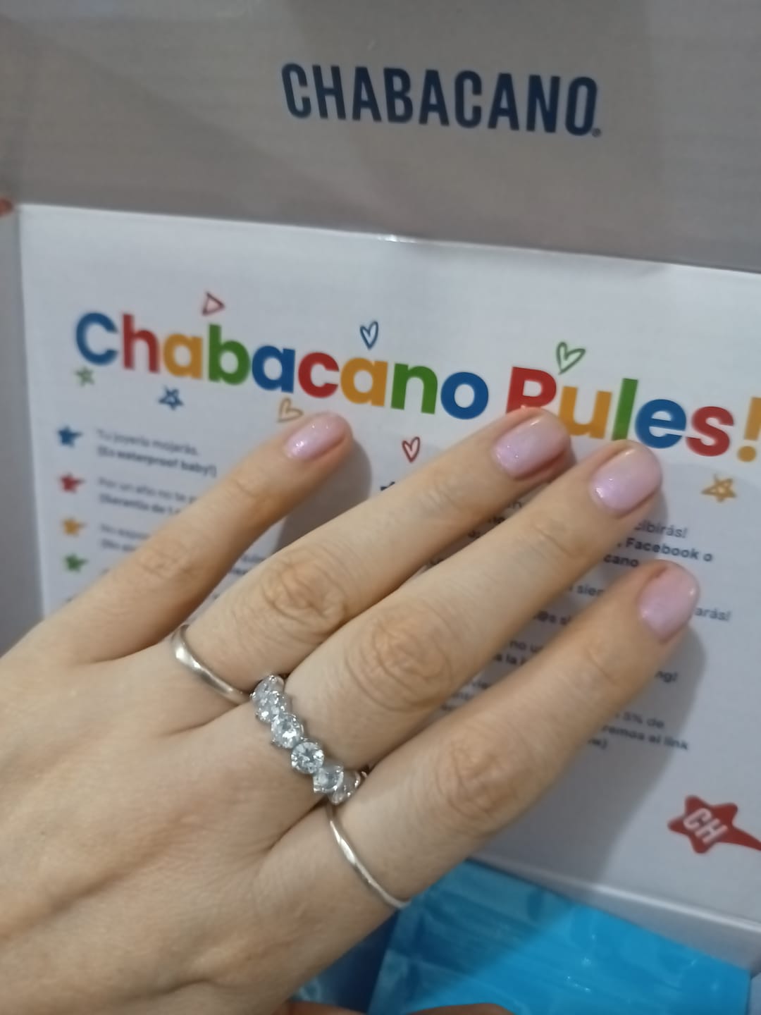 Customer photo review of Anillo Bliss Plata + Zirconia