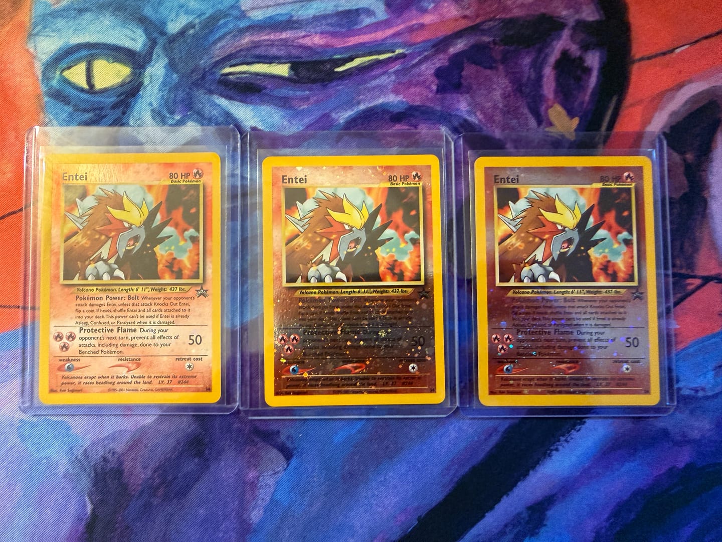 Customer photo review of SEALED 2001 Entei #34 Black Star Movie Promo