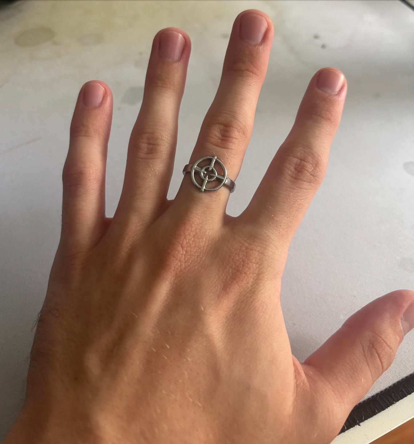 Customer photo review of CROSSHAIR RING