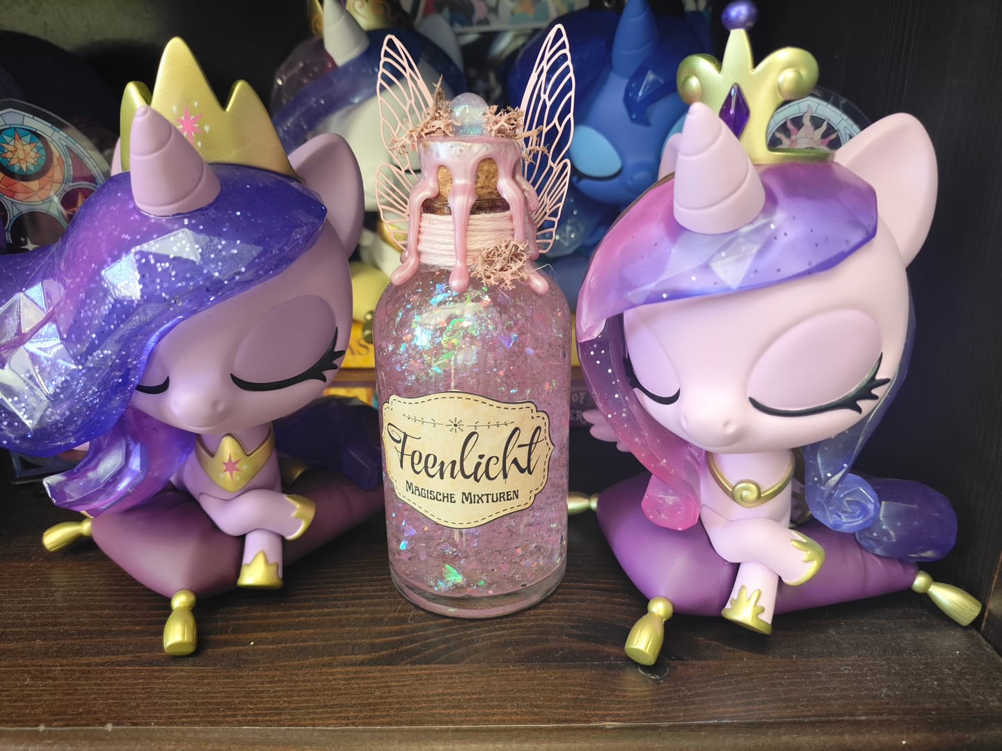 Customer photo review of Zaubertrank Flasche Deko – Feenlicht
