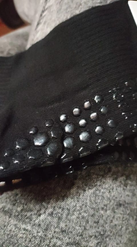 Customer photo review of Pack 6 Pares Calcetines Yoga Pilates Antideslizante Fitness