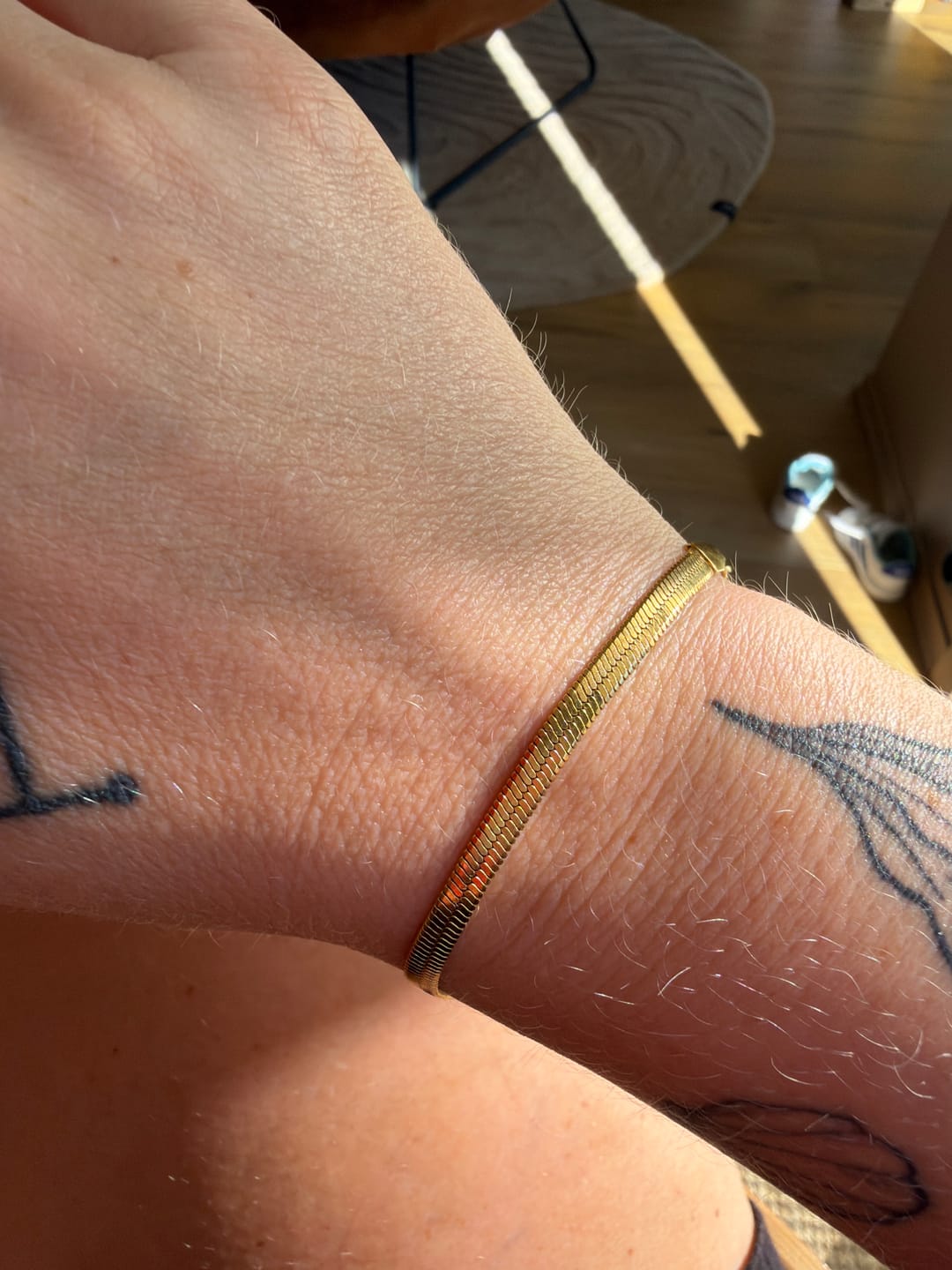 Customer photo review of Ivy - Snake Chain Bracelet Stainless Steel