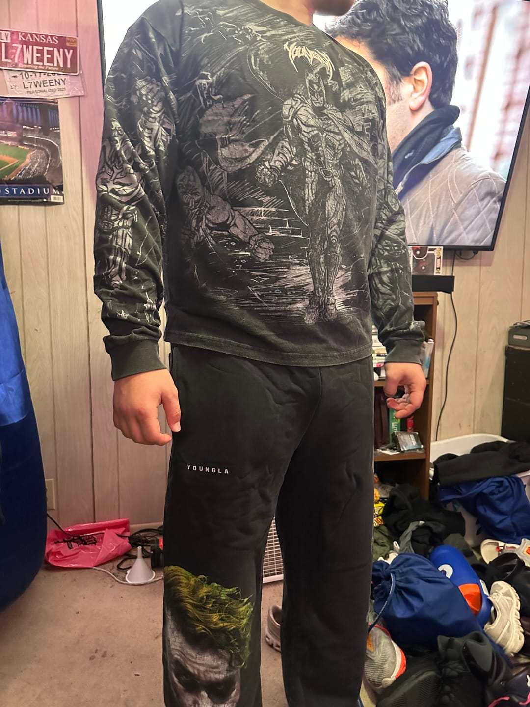 Customer photo review of 8002 - Batman Comic Longsleeves