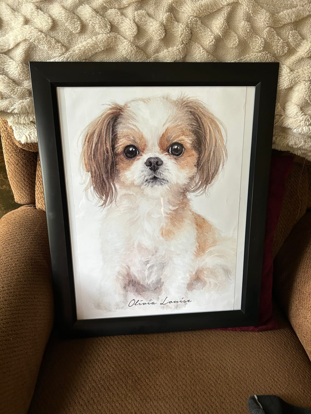 Customer photo review of Water colors - Personalized Poster