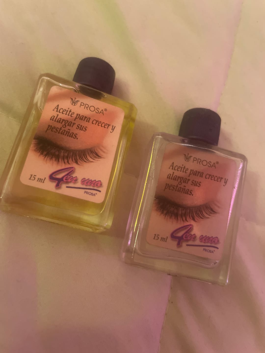 Customer photo review of Aceite FORTALECEDOR y ALARGADOR DE PESTAÑAS