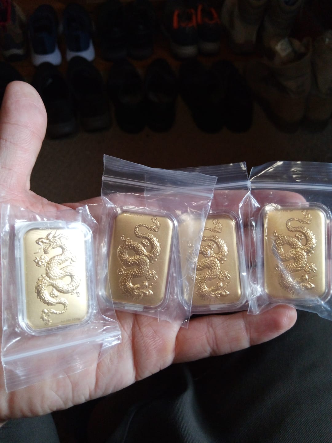 Customer photo review of 24K Yellow Gold (99.99% Gold Purity) Essential Piece Collection