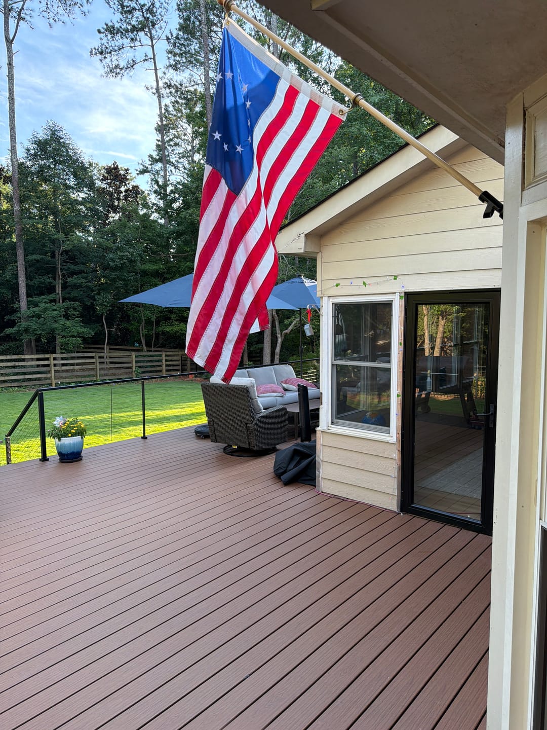 Customer photo review of 3' x 5' Betsy Ross Flag