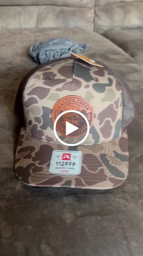 Customer video review of Richardson 112 Custom Leather Patch Hats