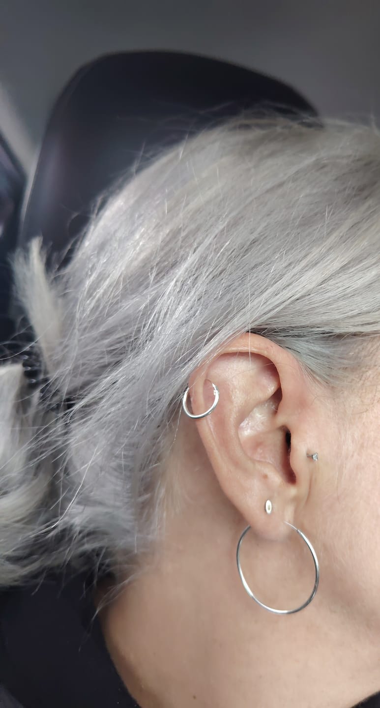 Customer photo review of Argollas de Plata 12MM