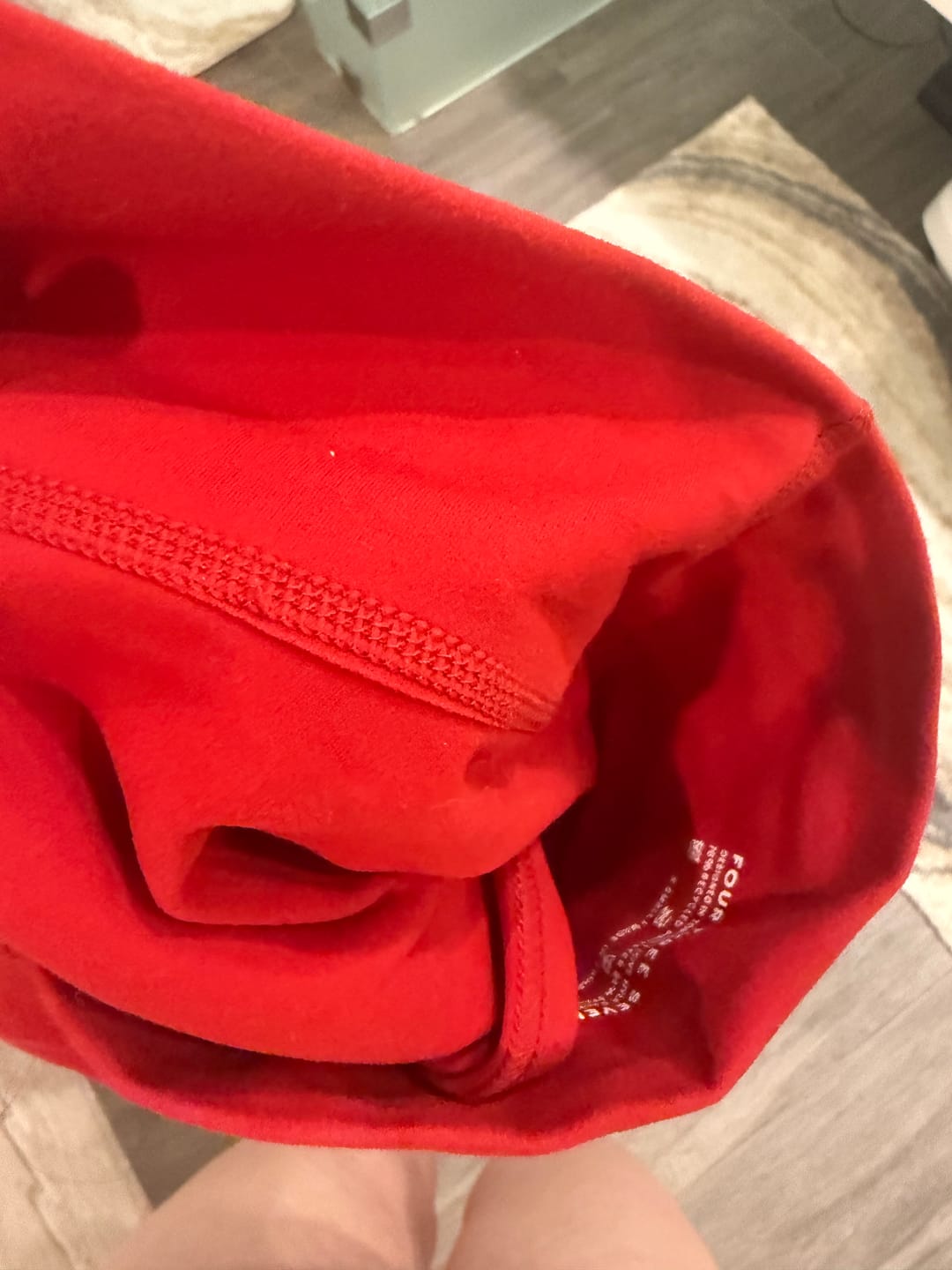 Customer photo review of The Bare Bra Scarlet