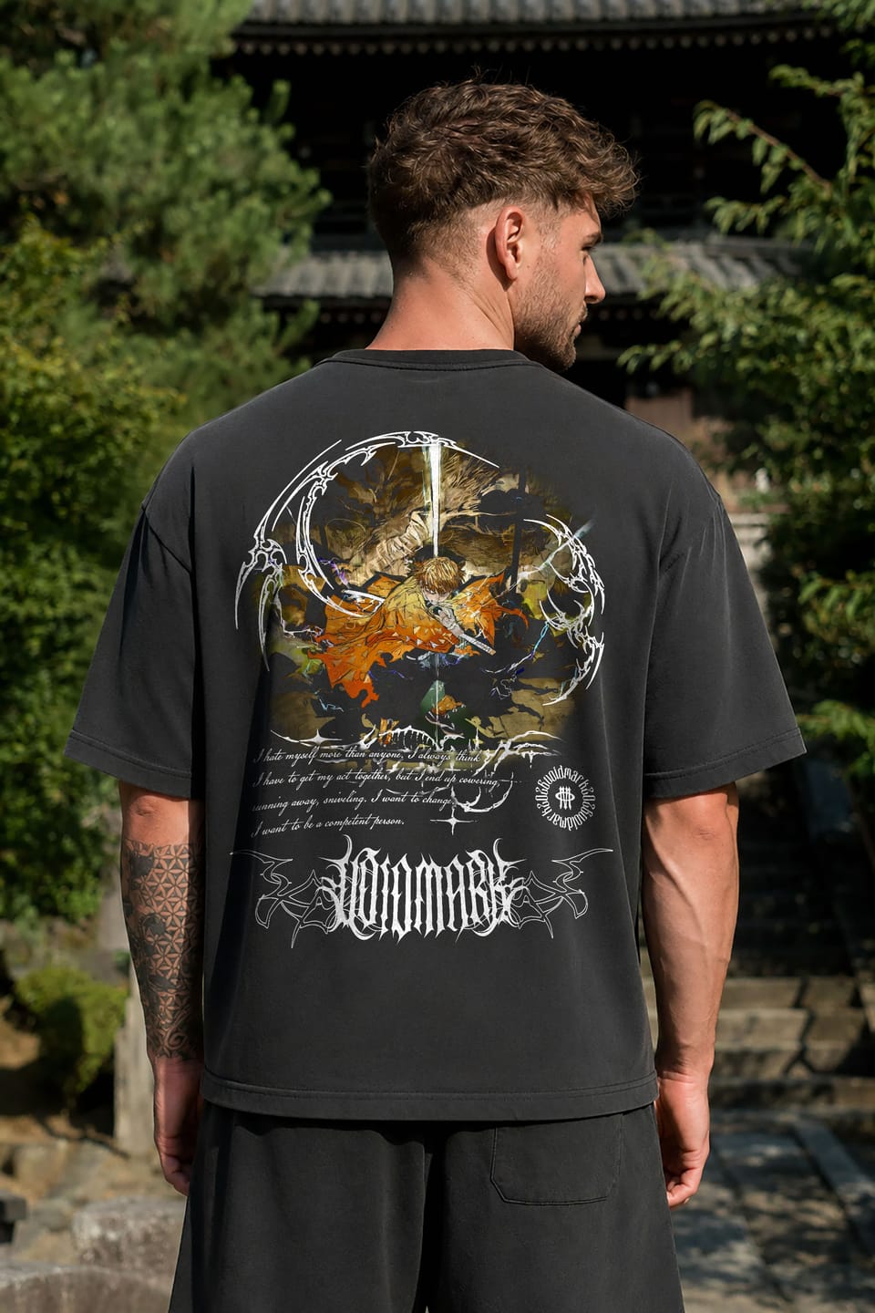 Customer photo review of 'KNY: Zenitsu Oversized T-shirt