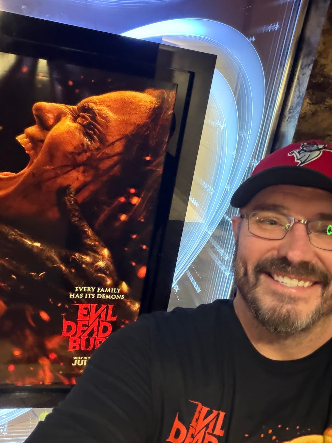 Customer photo review of EVIL DEAD BURN - LONG SLEEVE SHIRT