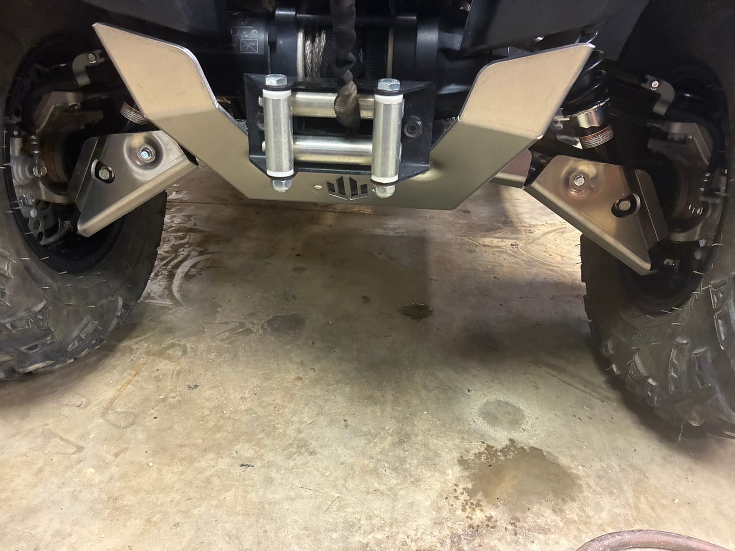 Customer photo review of Full Skid Plate Kit — Yamaha Grizzly 550/700 (2007—26)