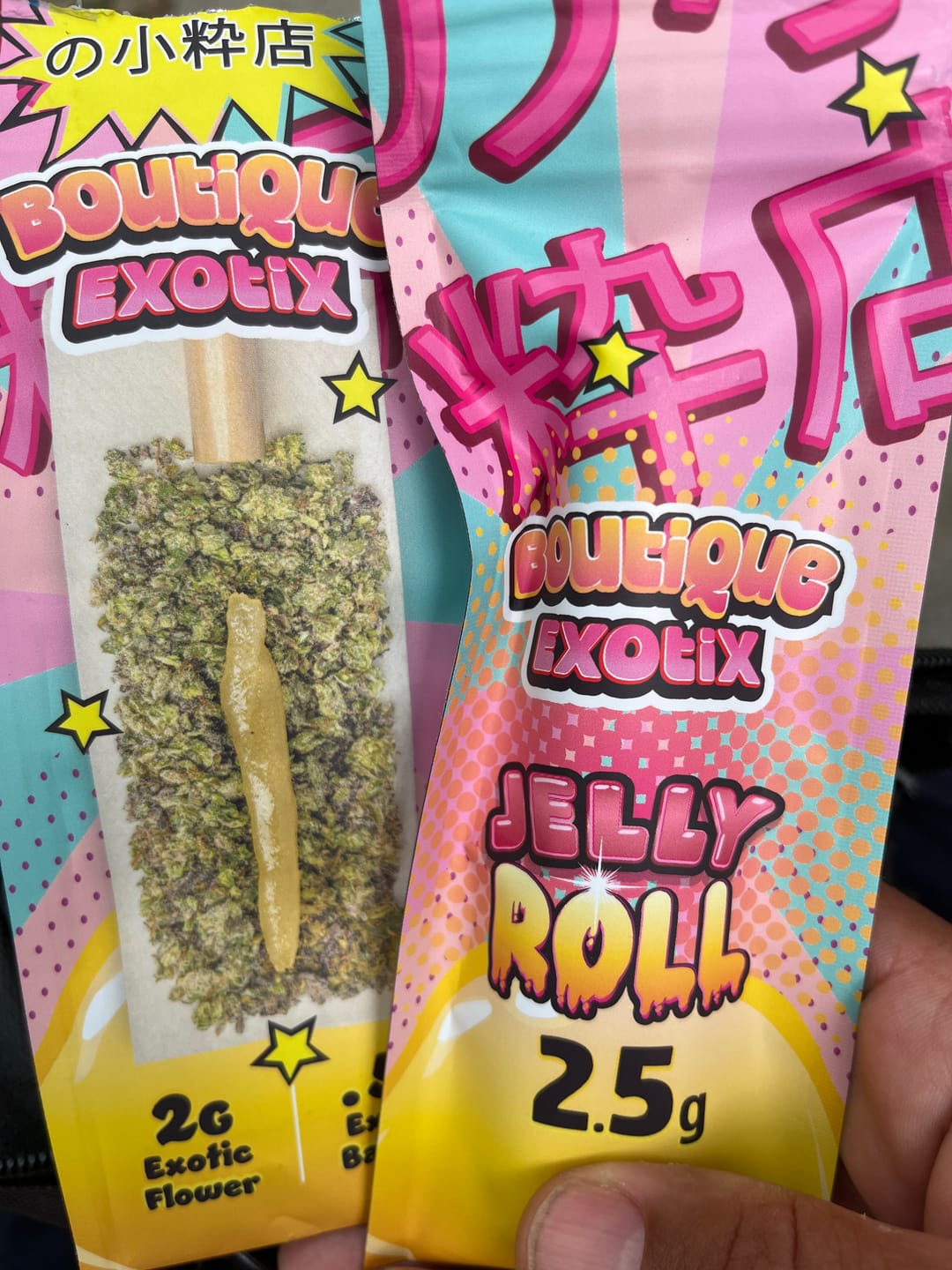 Customer photo review of Boutique Exotics - Jelly Roll - 2.5G Pre-Roll