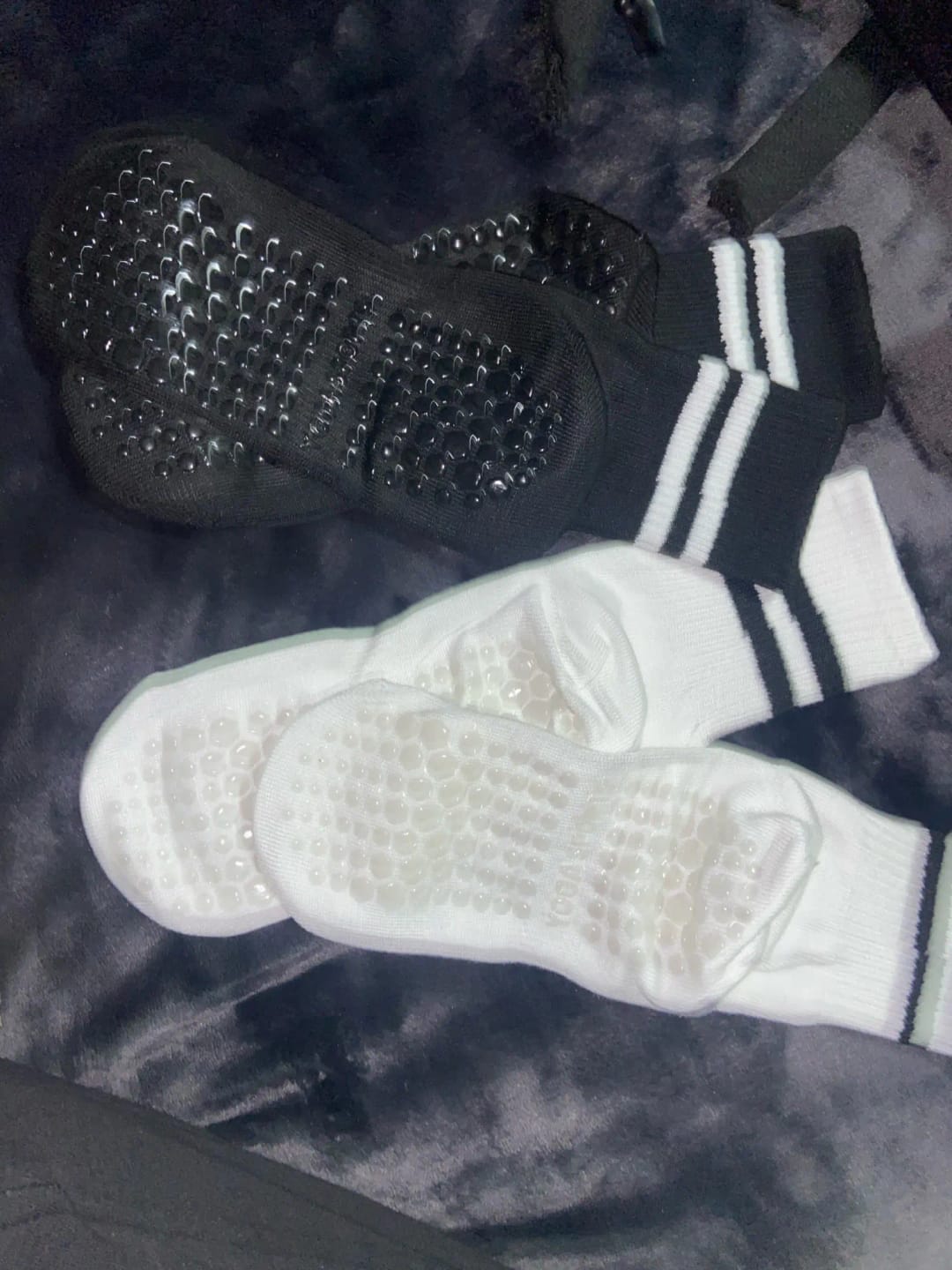 Customer photo review of Pack 6 Pares Calcetines Yoga Pilates Antideslizante Fitness