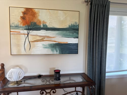 Customer review photo for COLORFUL PAINTING #CA118