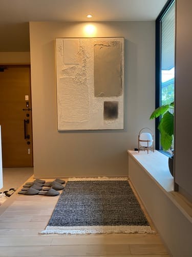 Customer photo review of Wabi-Sabi Abstract Heavy Textured Wall Art -LL#0254