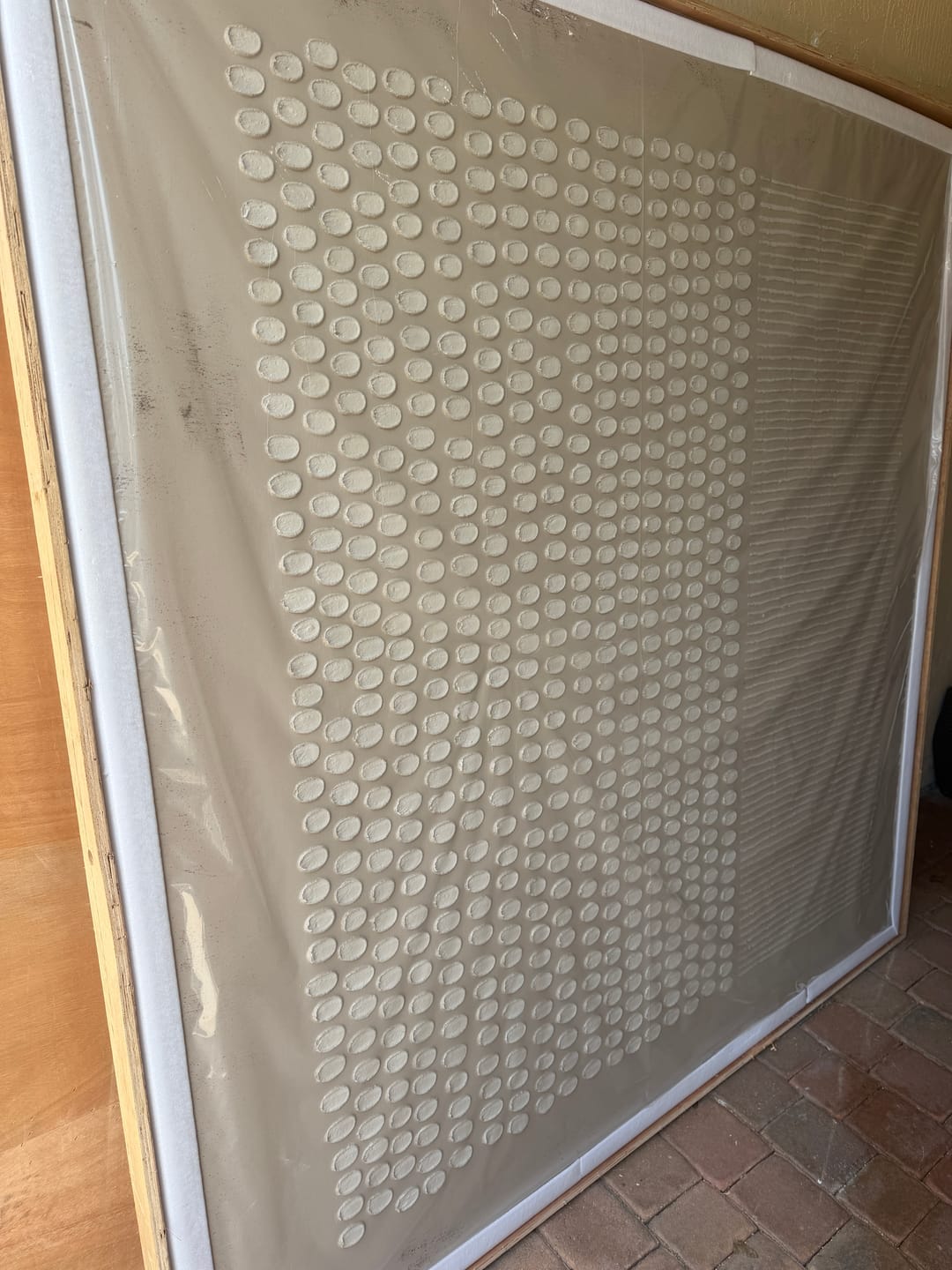 Customer photo review of Wabi-Sabi Minimalist Geometric Abstract Wall Art -EV#0085