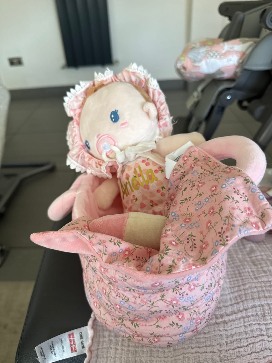 Customer photo review of Personalized Cherry Baby Girl