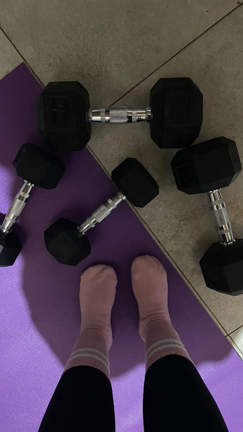 Customer photo review of Pack 6 Pares Calcetines Yoga Pilates Antideslizante Fitness