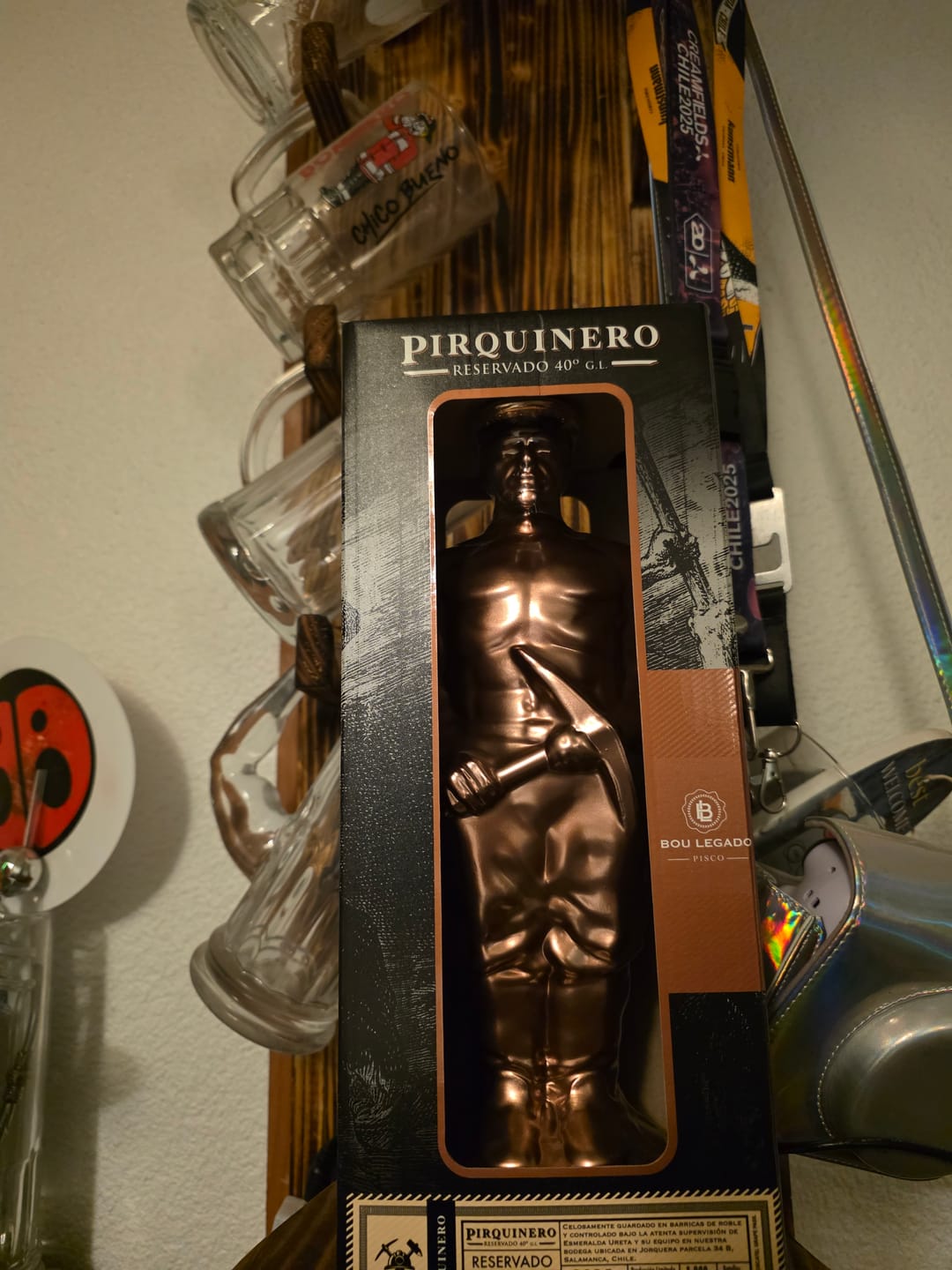 Customer photo review of Pisco Pirquinero 40º Cobre Blanco 750 ml