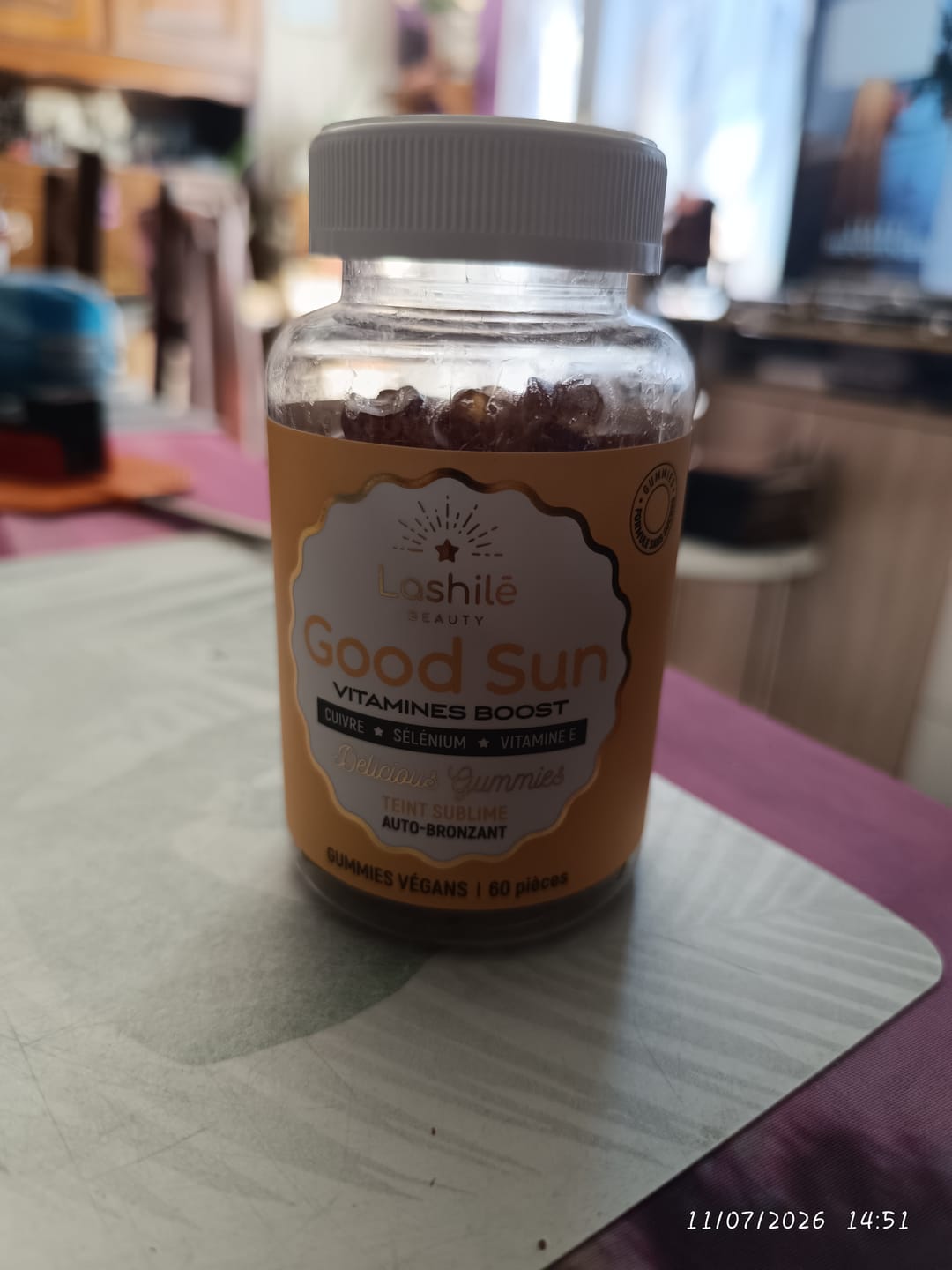 Customer photo review of Good Sun Auto-bronzant - 1 mois