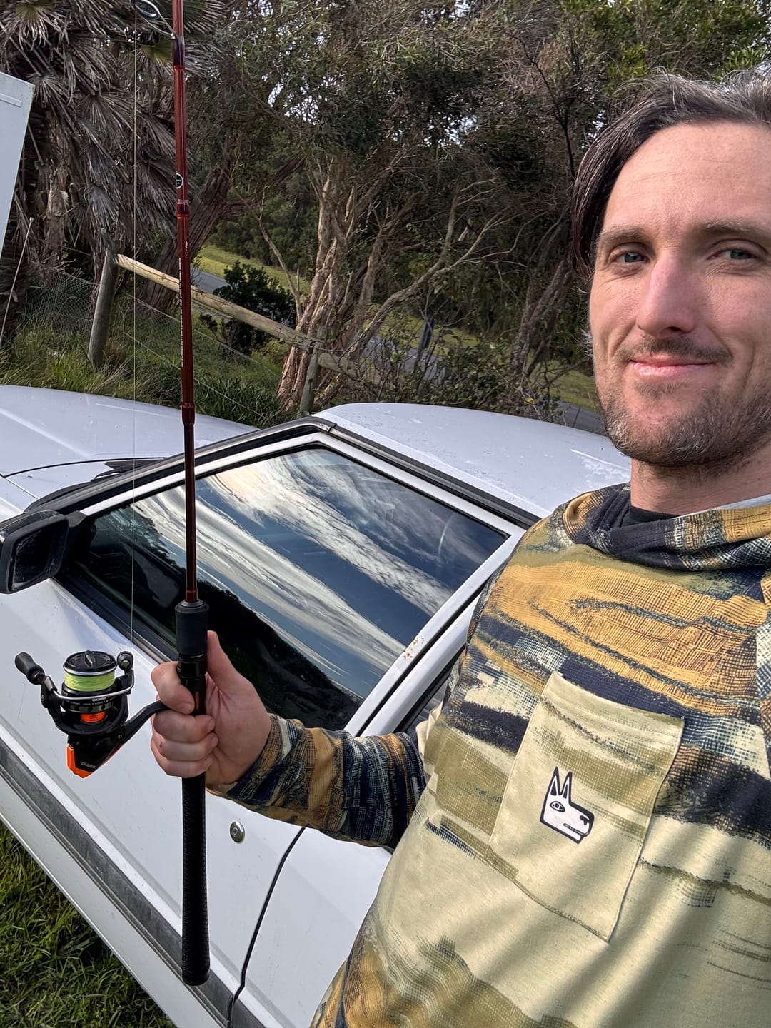 Customer photo review of Camo Fishing Shirt