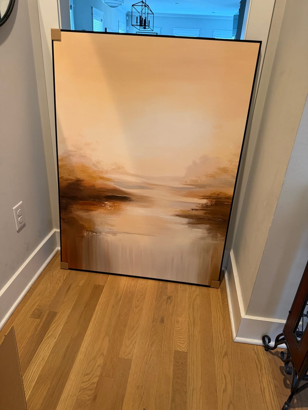 Customer photo review of Minimalist Abstract Landscape Earth Tone Wall Art -EL#0187
