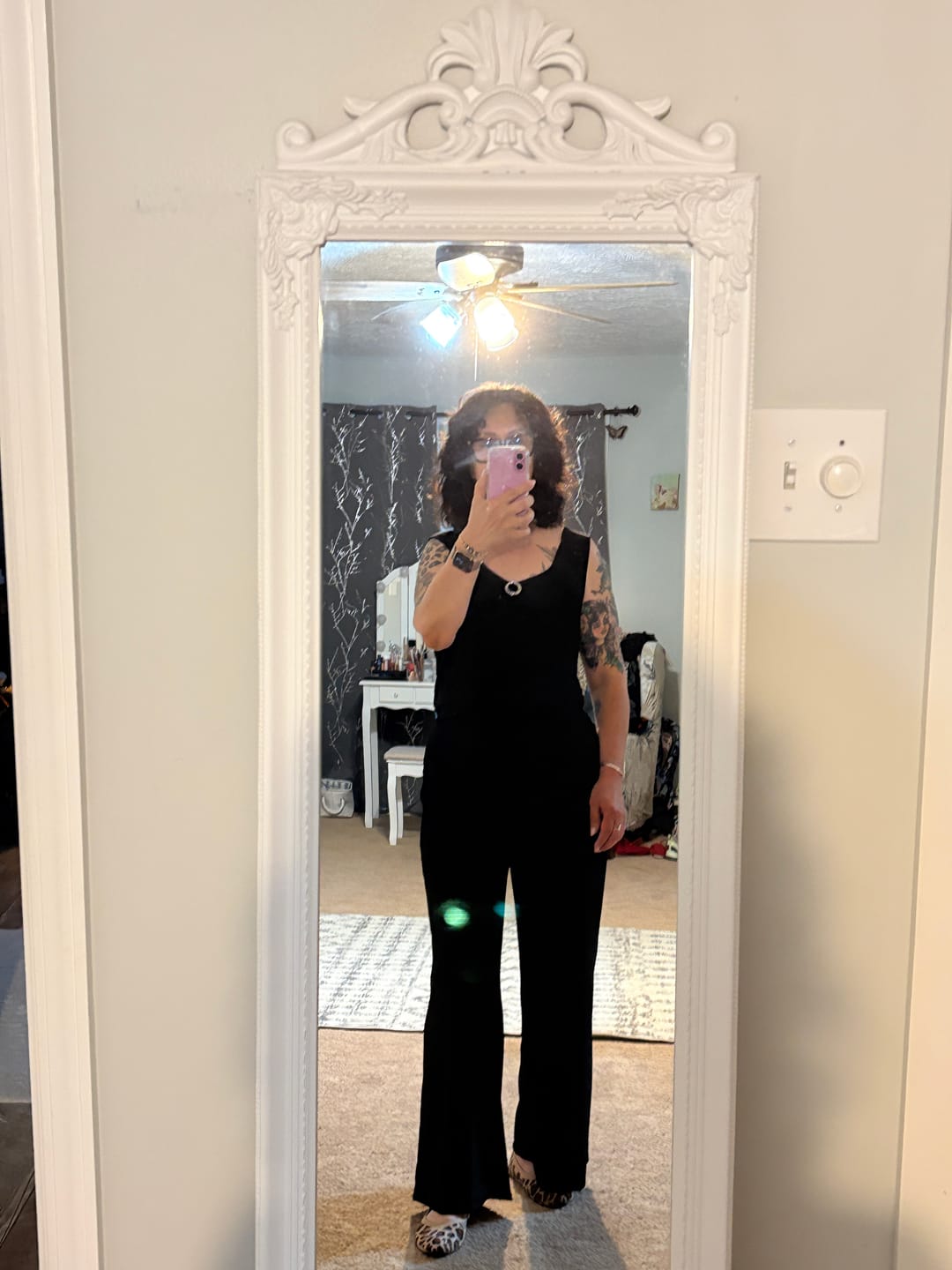 Customer photo review of Brigitte Brianna Habit Pants Petite
