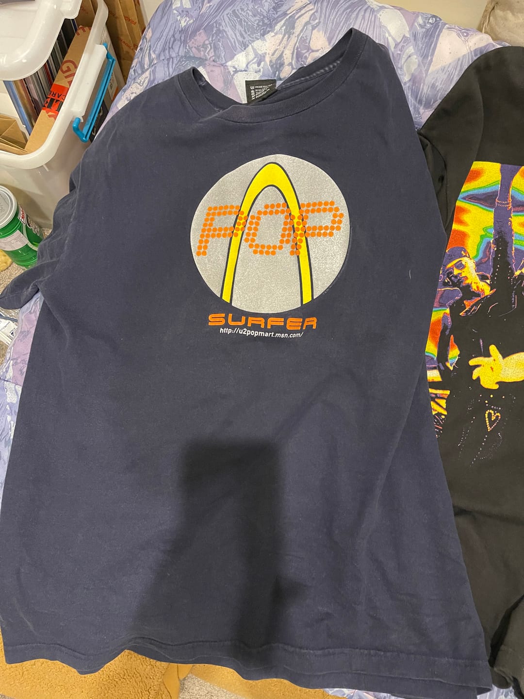 Customer photo review of Vintage 1997 U2 Popmart Surfer Tour Tee - XL