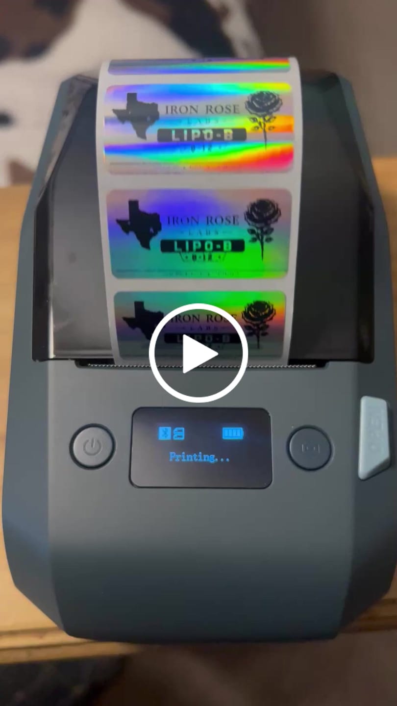 Customer video review of NIIMBOT M2 Thermal Transfer Label Maker, Smart Color Printing with Phones & PC for Office, Lab, Vial Bottle