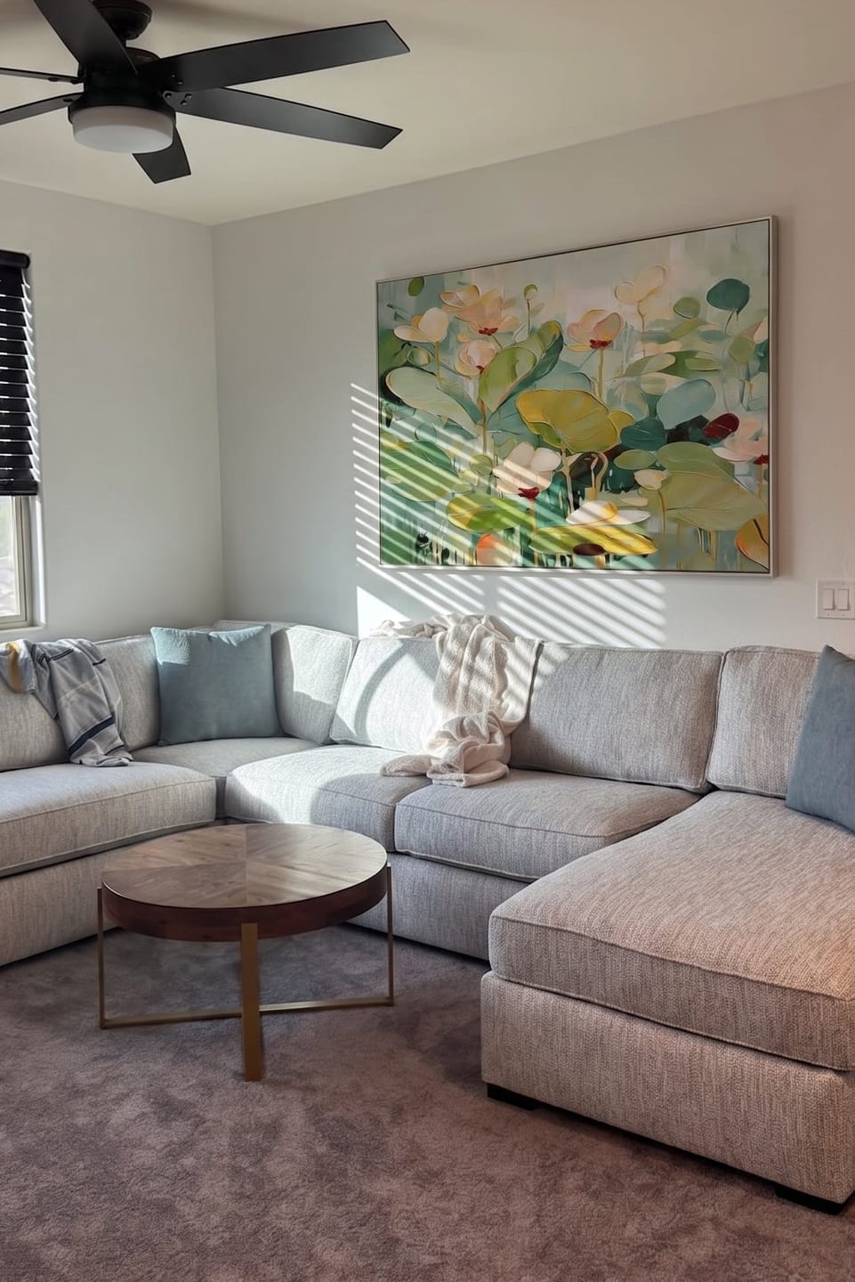 Customer photo review of Modern Botanical Lotus Wall Art  -LX#0063