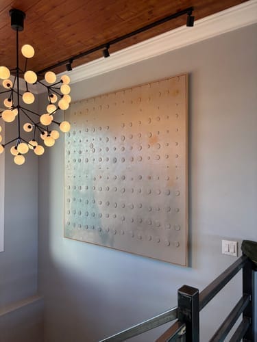 Customer photo review of Wabi-Sabi Textured 3D Rivet Wall Art -EV#0077