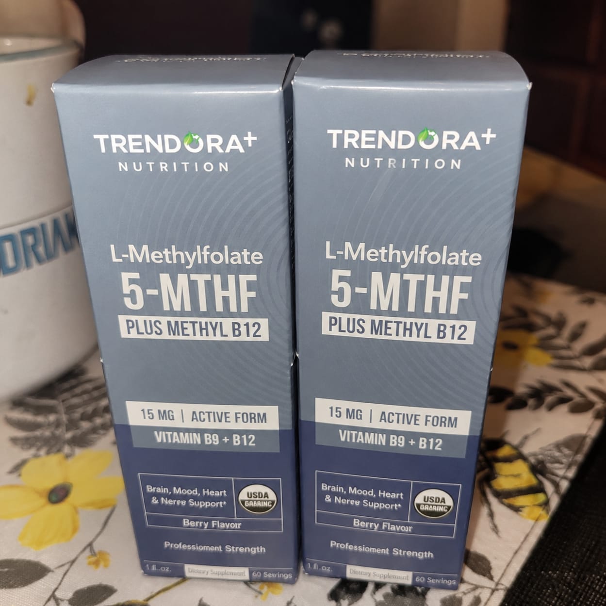 Customer photo review of Trendora Nutrtion L-Methylfolate 15mg + B12 Pro Strength
