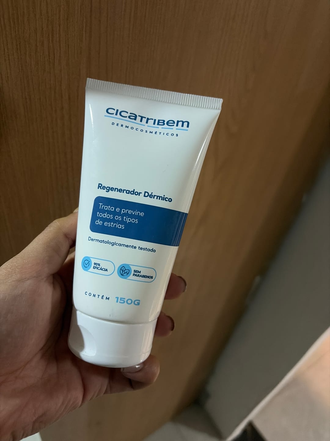 Customer photo review of Creme Antiestrias Regenerador Dérmico
