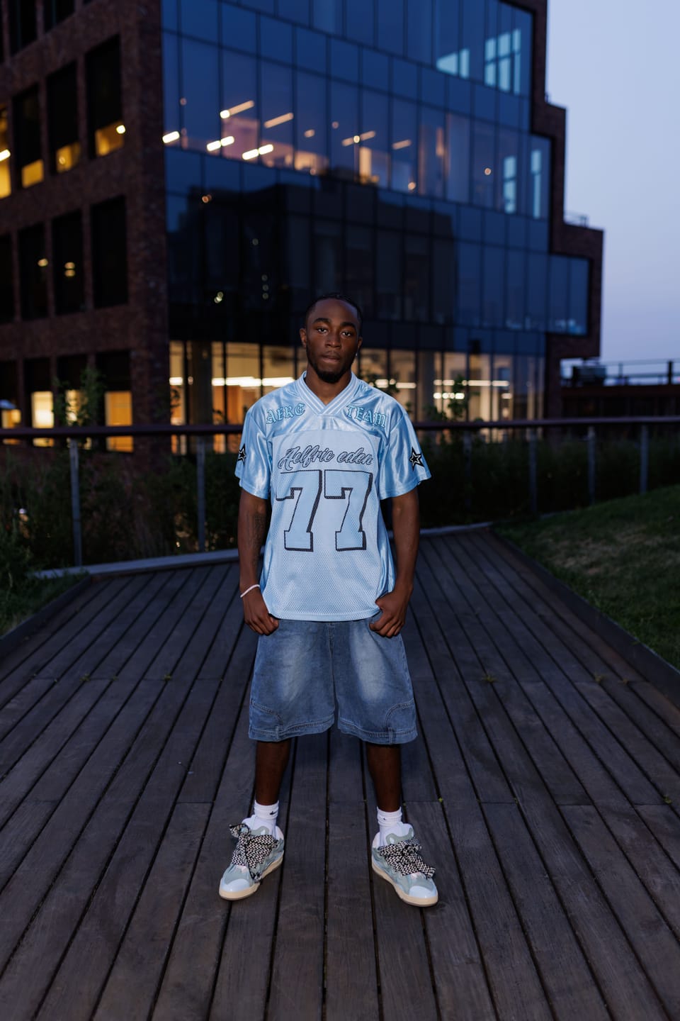 Customer photo review of Aelfric Eden 77 Mesh Football Jersey