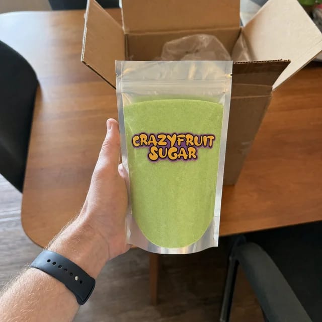 Customer photo review of Crazy Fruit Sugar