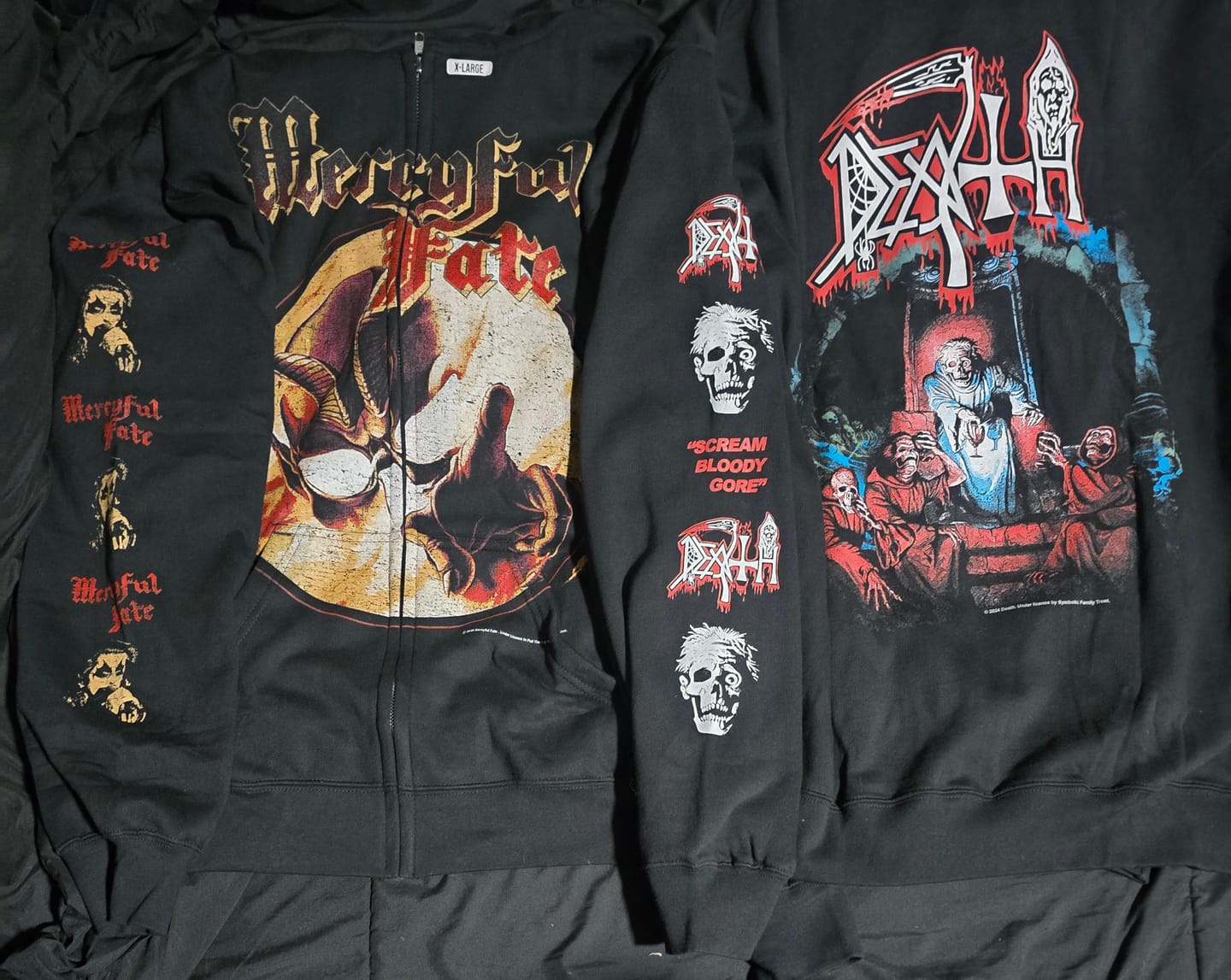 Customer photo review of Death - Scream Bloody Gore - Deluxe Pullover Hoodie