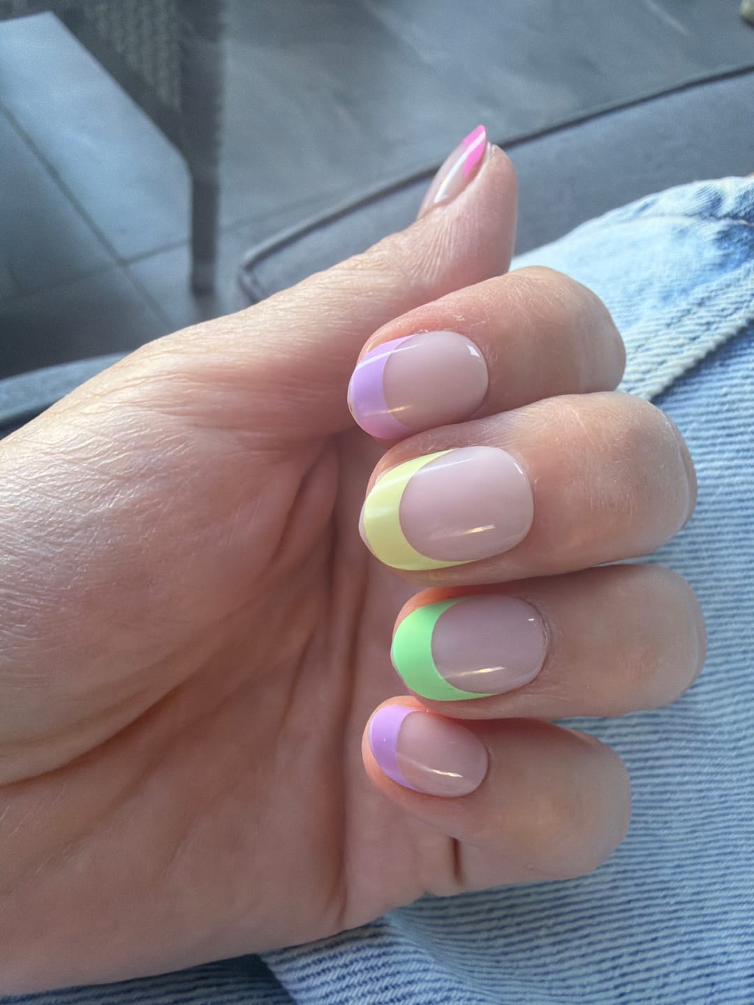 Customer photo review of Candy Tips - Short Oval - 30 Adet Takma Tırnak