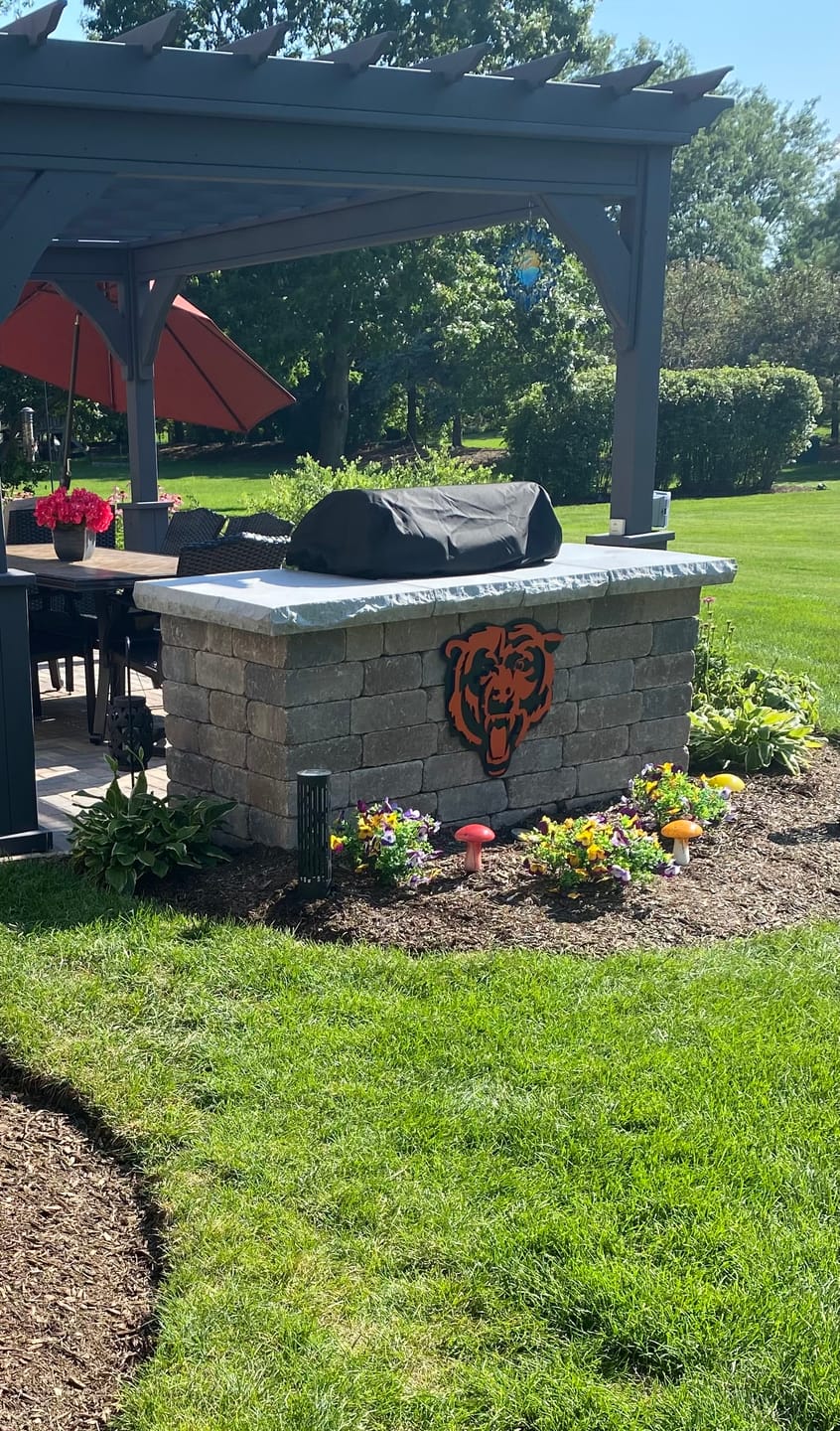 Customer photo review of Chicago Bears "Roaring Bear" 3D Vintage Metal Wall Art