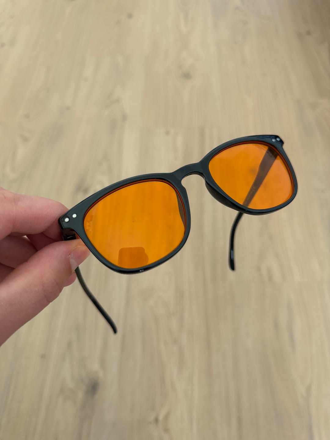 Customer photo review of Blaulichtfilerbrille VESPER™ - Amber Lense