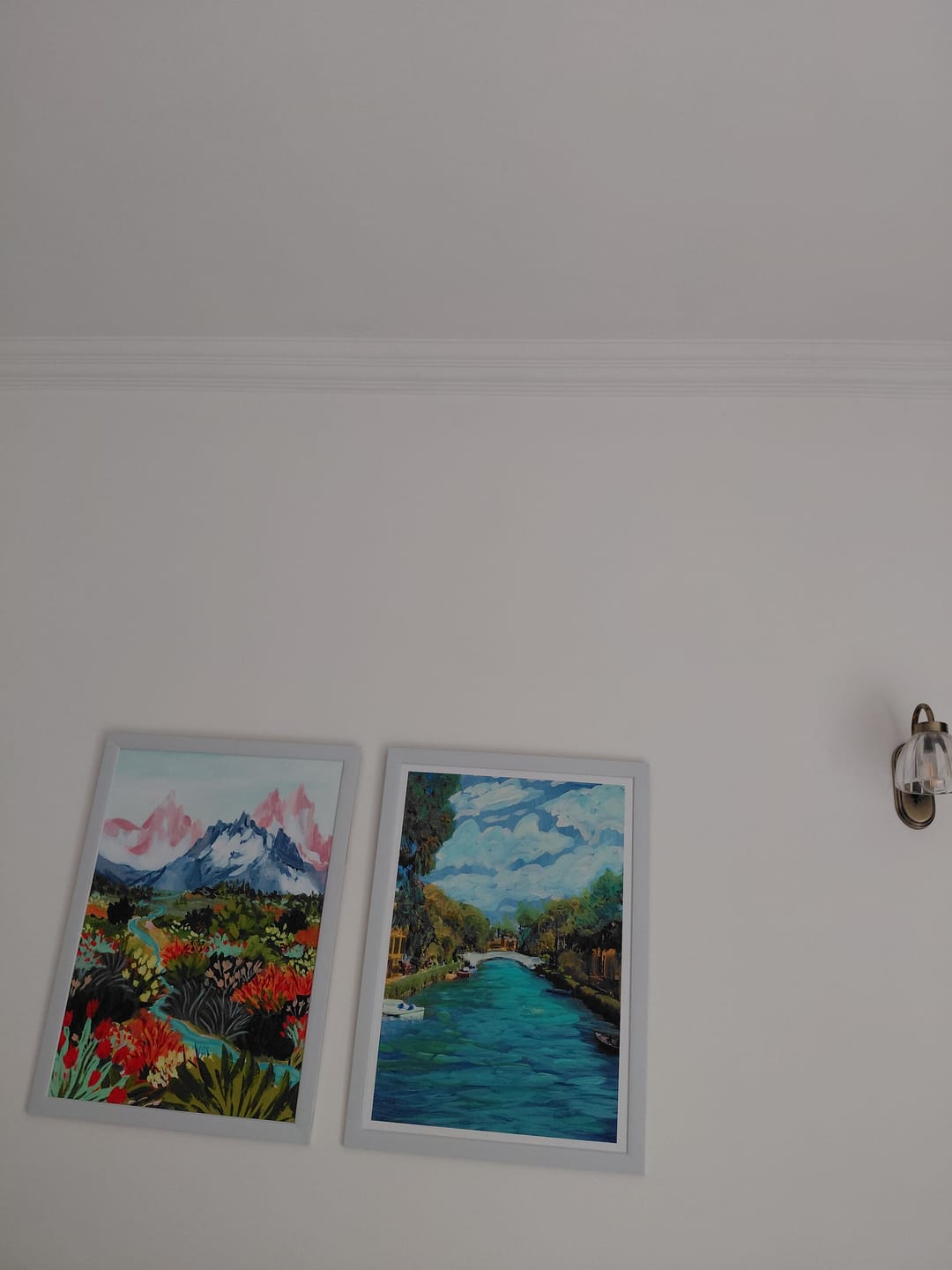 Customer photo review of Canal Vision Art Landscape Painting