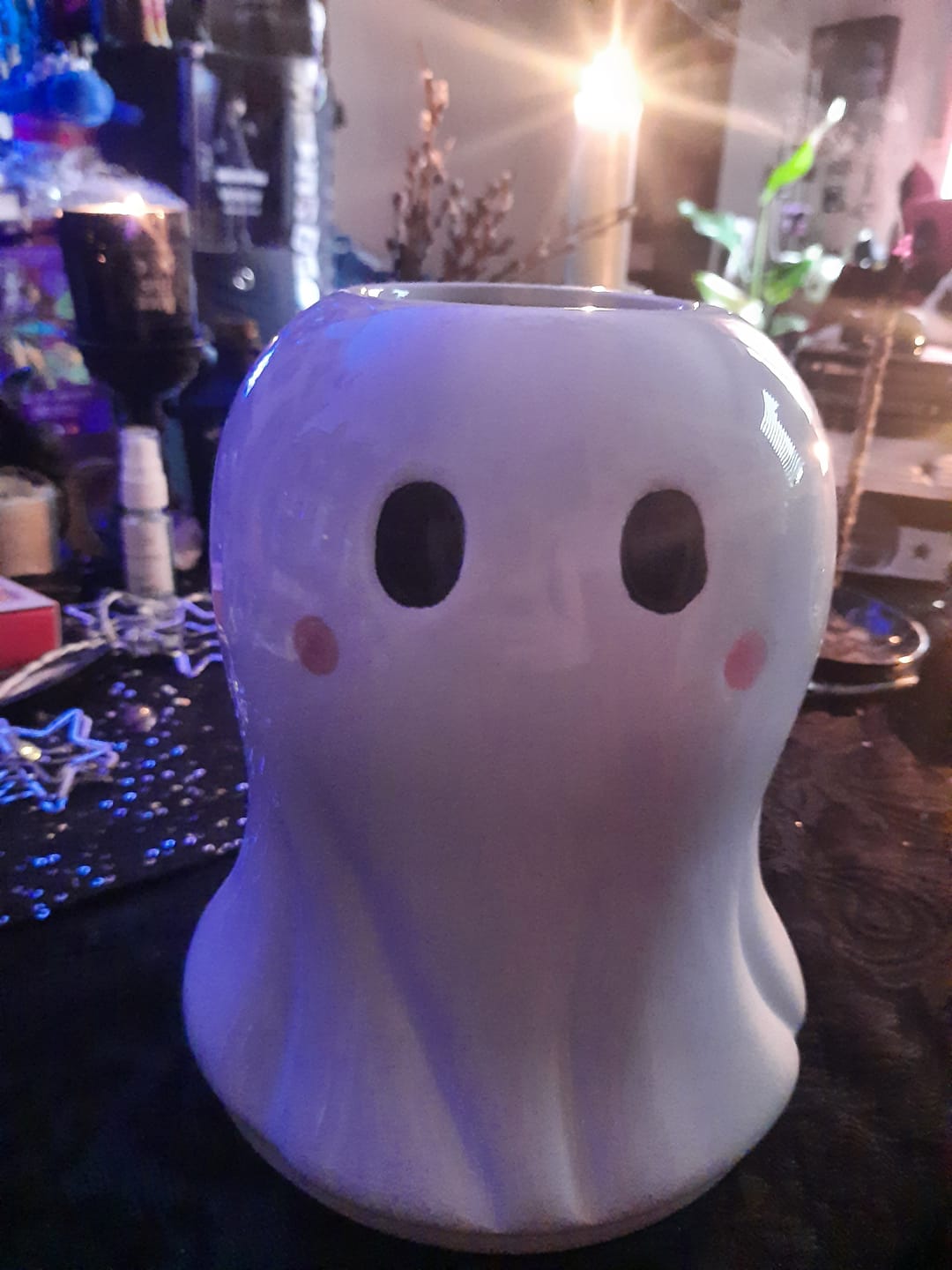 Customer photo review of Geist Vase aus Keramik – Süße Deko für Halloween