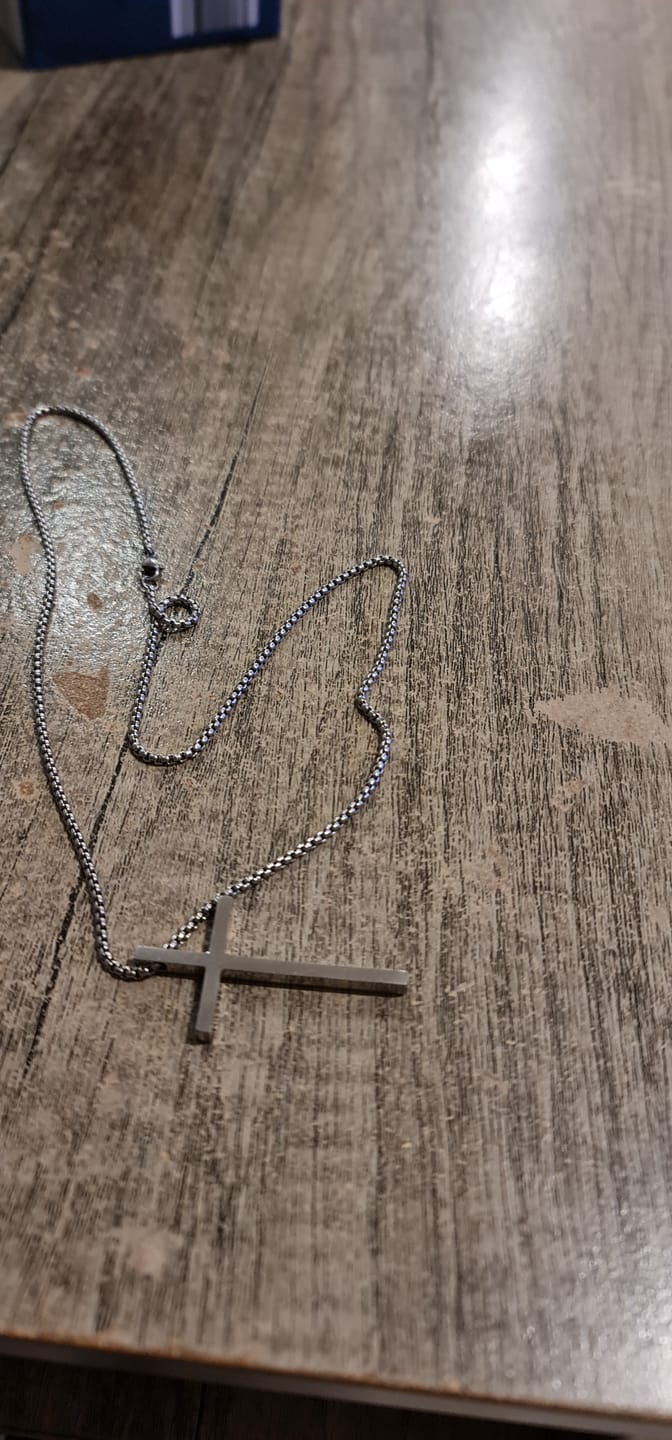 Customer photo review of Beyond Love Cross Bracelet & Necklace - To My Son