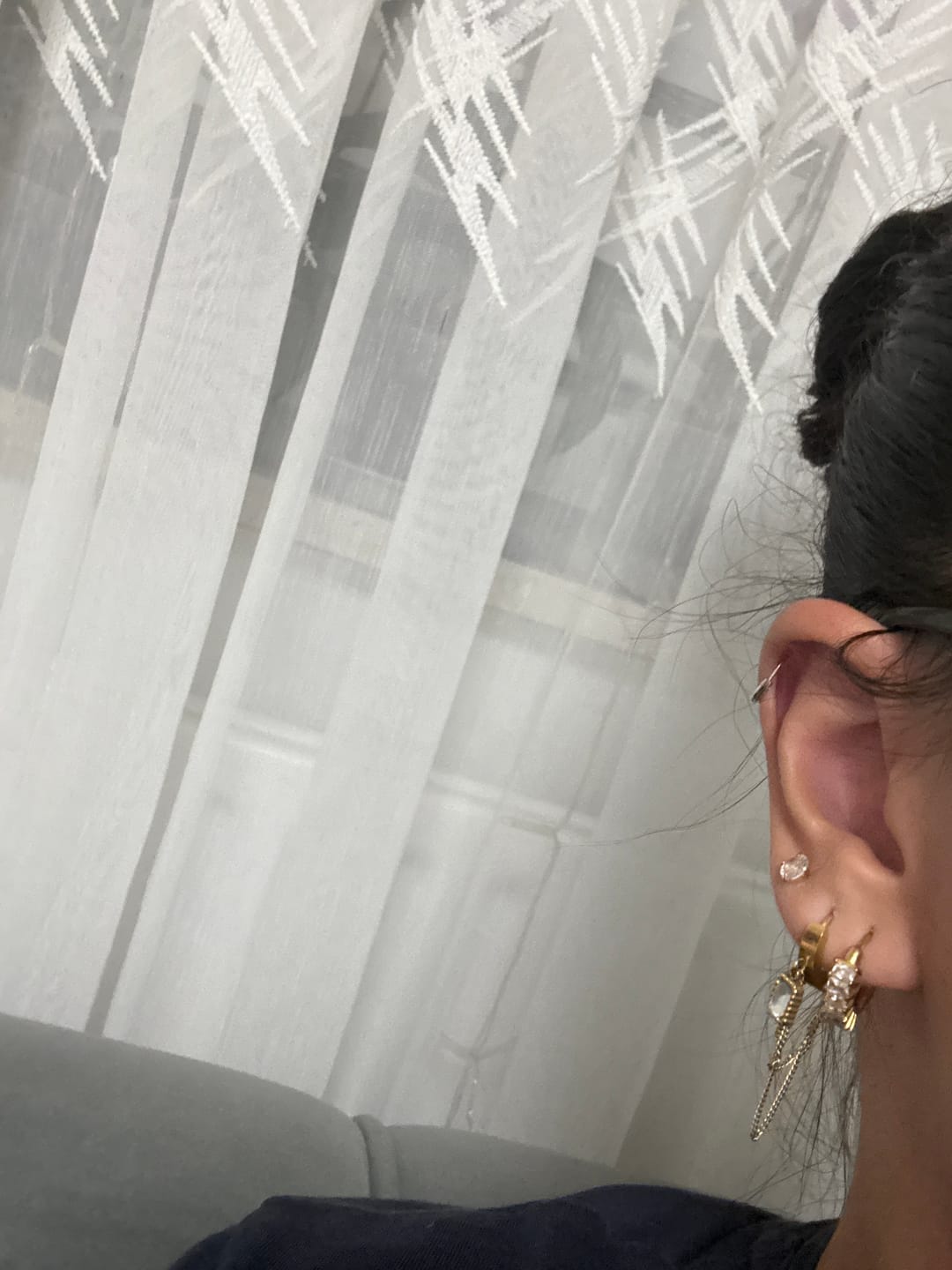 Customer photo review of Felicia Ohrringe | 18K vergoldet
