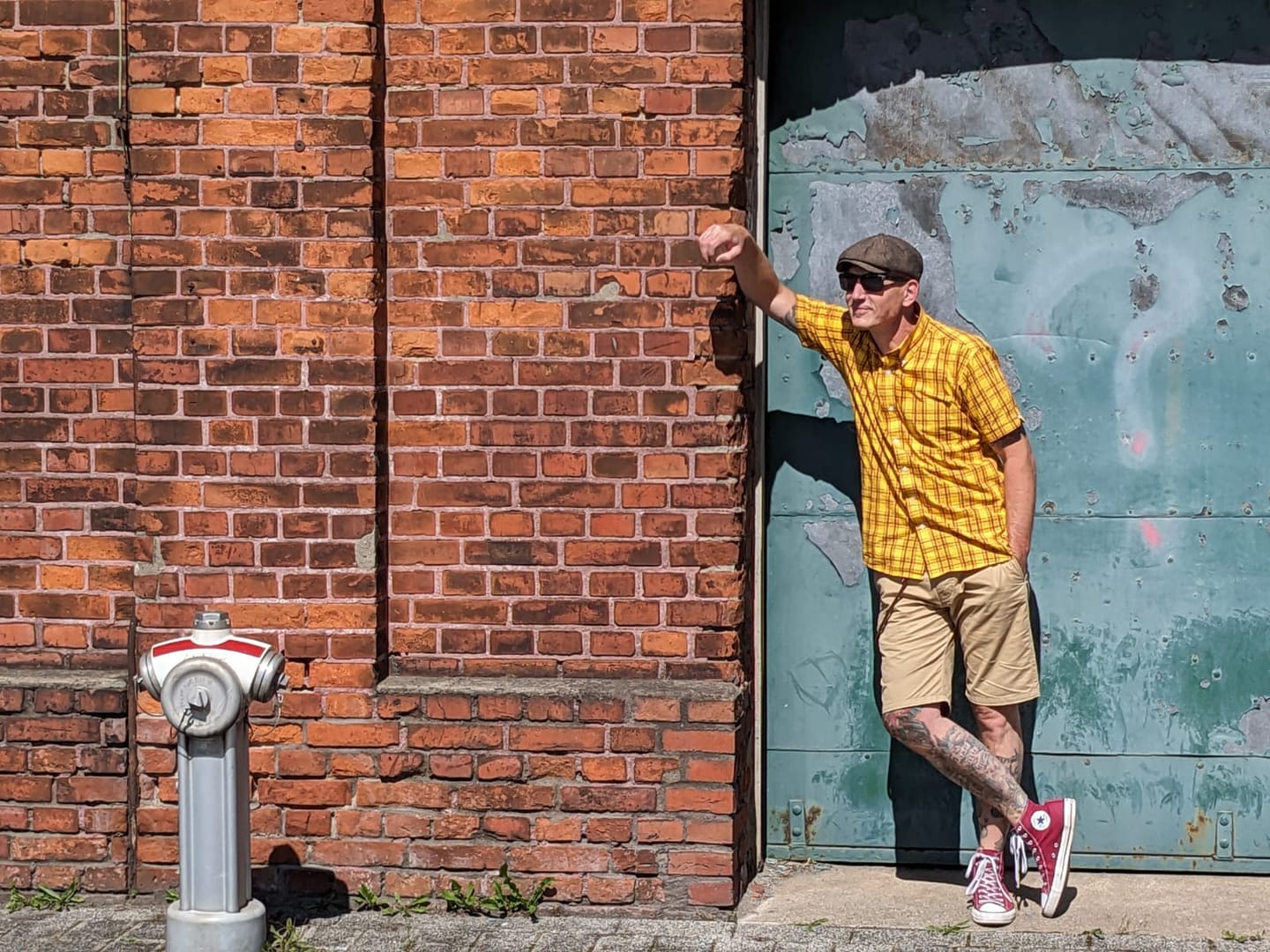 Customer photo review of Mustard Check Shirt- CK-47