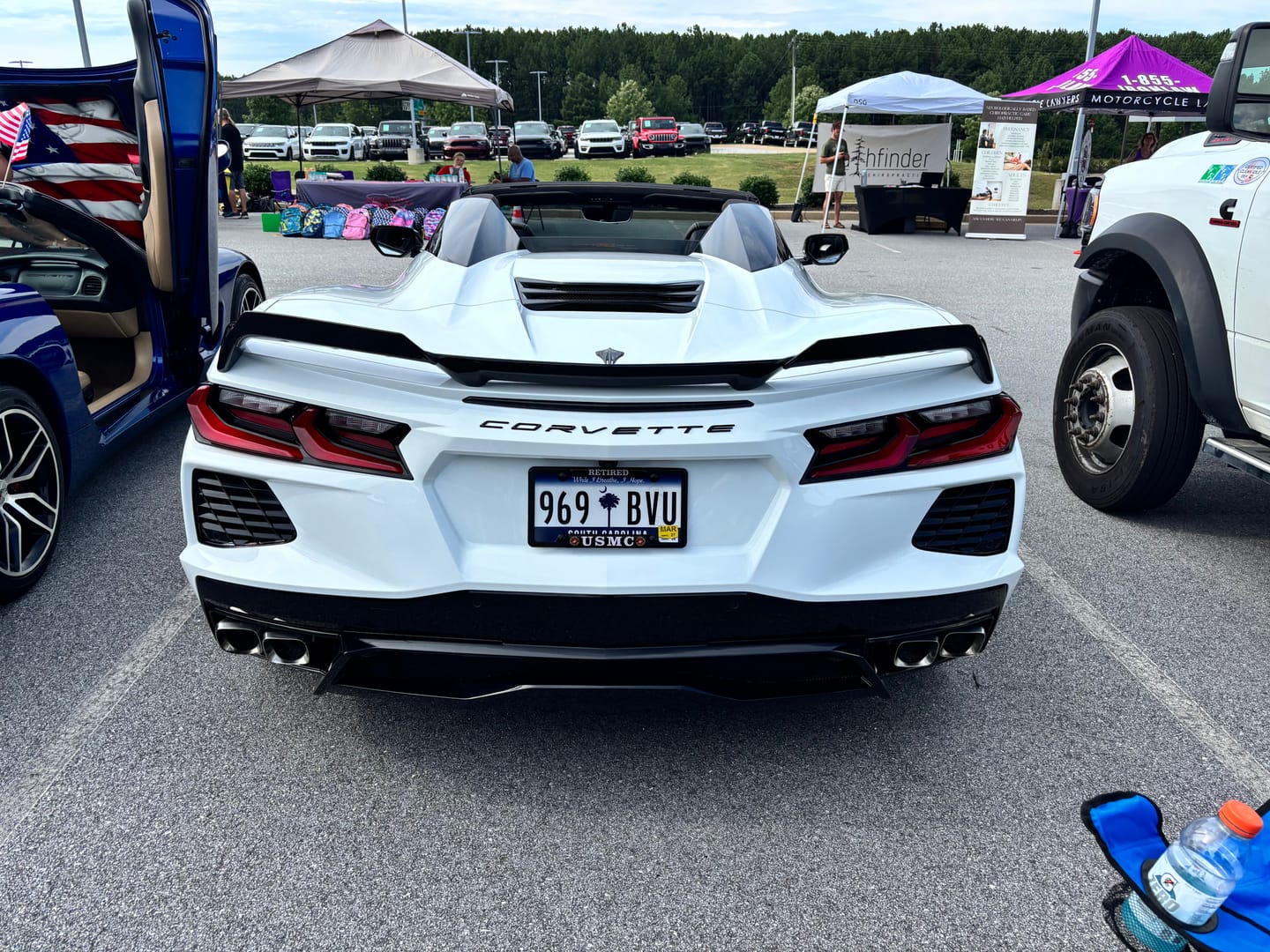 Customer photo review of Corvette C8 Rear Diffuser Lip