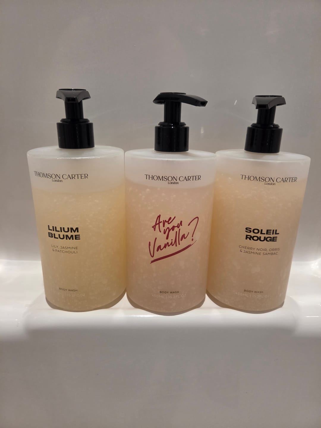 Customer photo review of Soleil Rouge | Body Wash