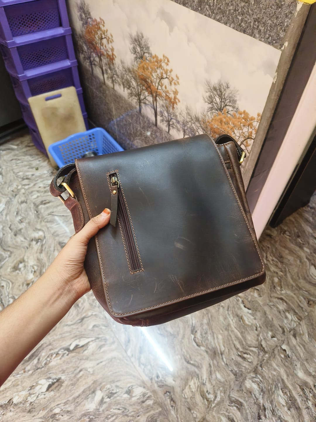 Customer photo review of Men's Daily Messenger