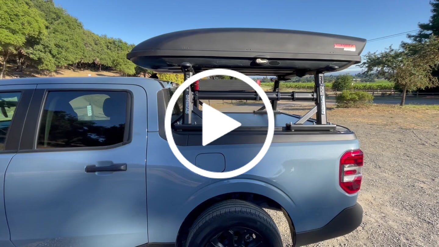 Customer video review of OPENROAD Adjustable Bed Rack for Trucks